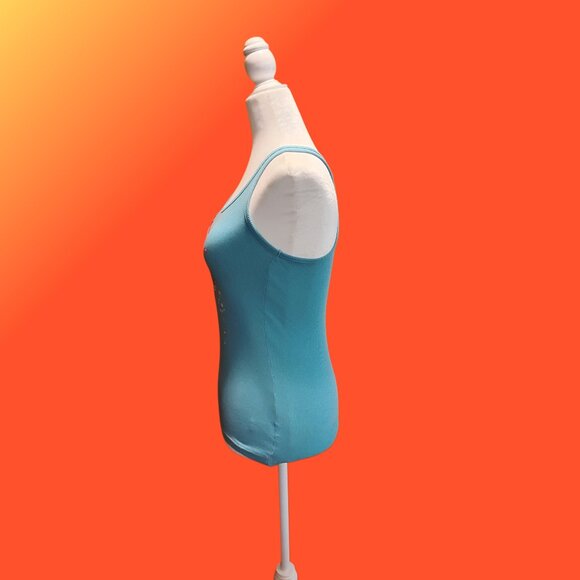 HELLO KITTY 100% COTTON LIGHT BLUE TANK TOP SMALL USED - Picture 10 of 11